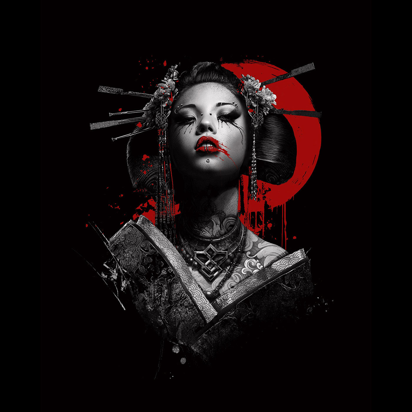 Pioneer Shearling Diamond Geisha Jacket