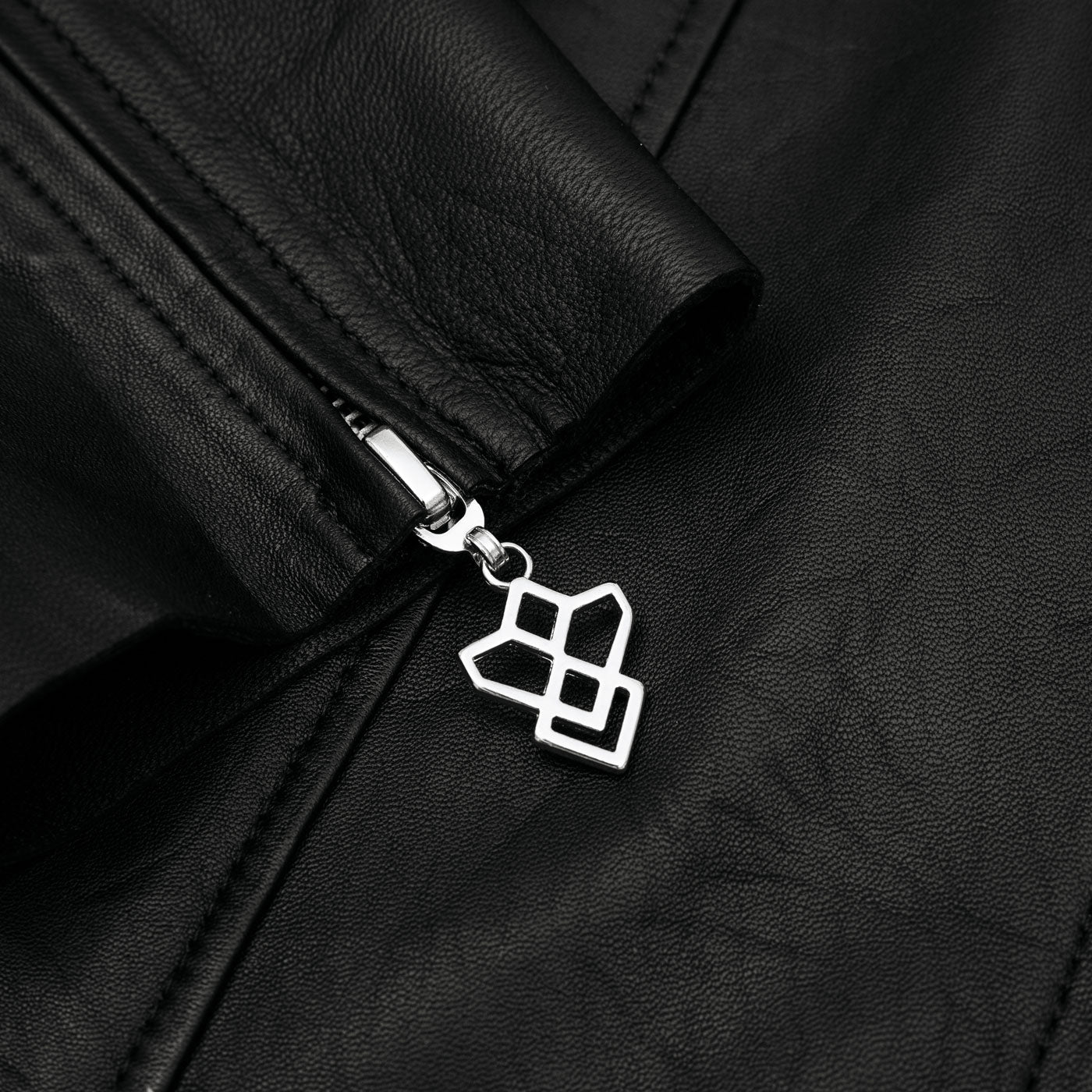 Lightweight Virtu Black Leather Jacket