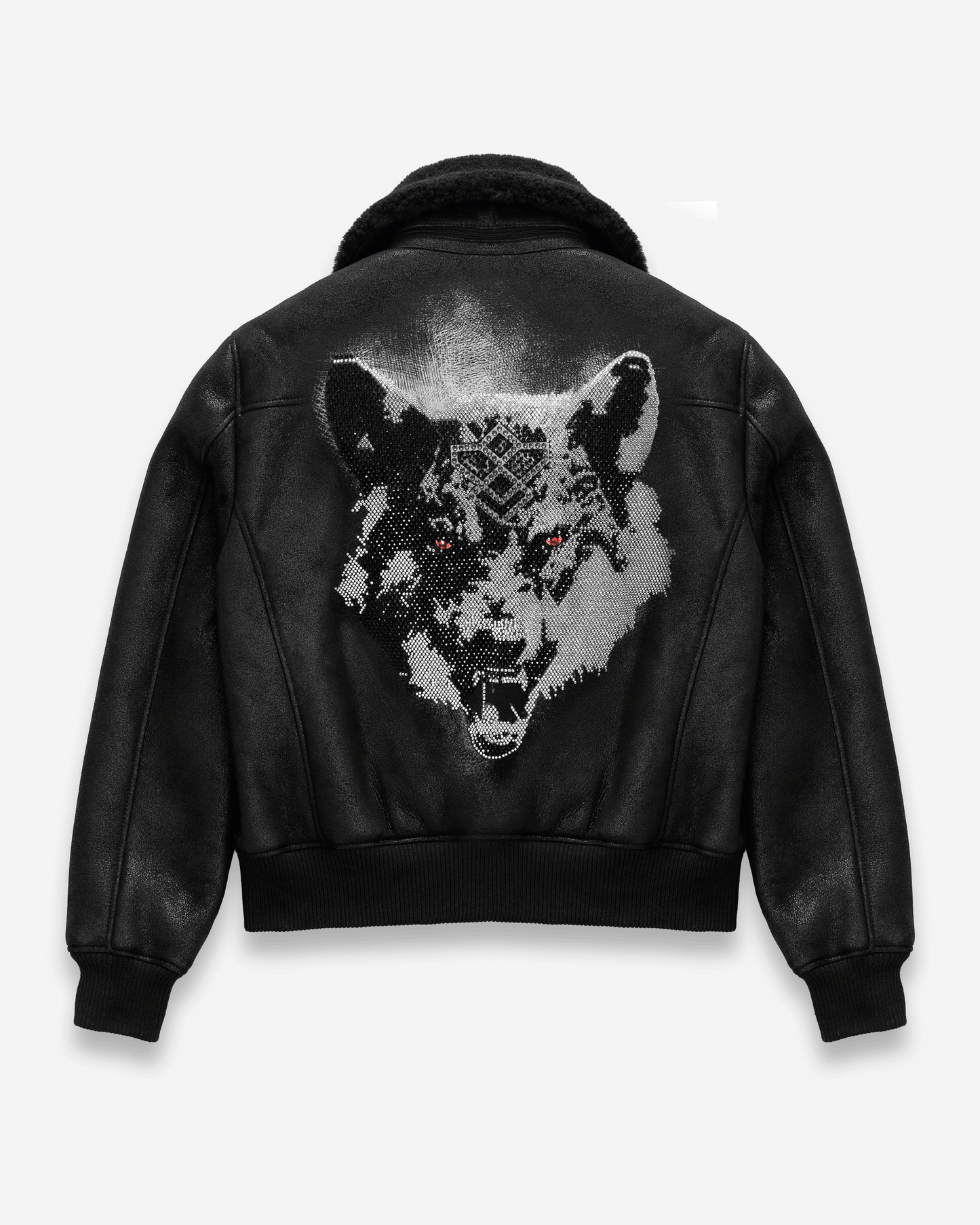 Pioneer Shearling Diamond Wolf Jacket