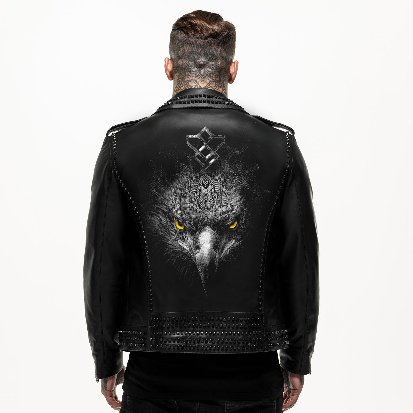 Eagle Studded Leather Jacket