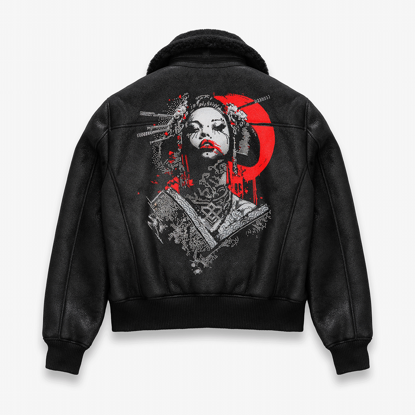 Pioneer Shearling Diamond Geisha Jacket