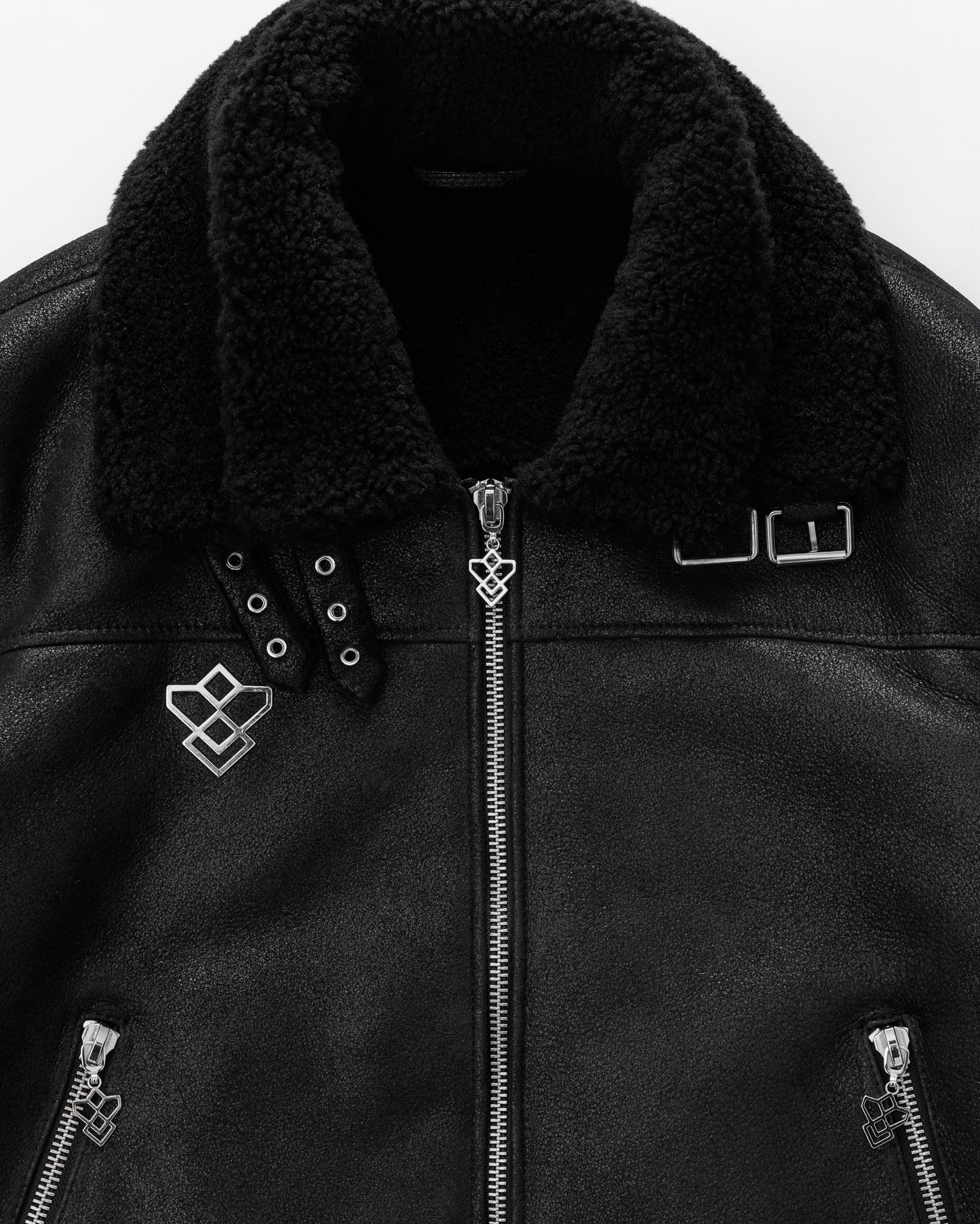 Pioneer Shearling Diamond Wolf Jacket